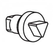 Металлический ключ треугольного профиля 7мм