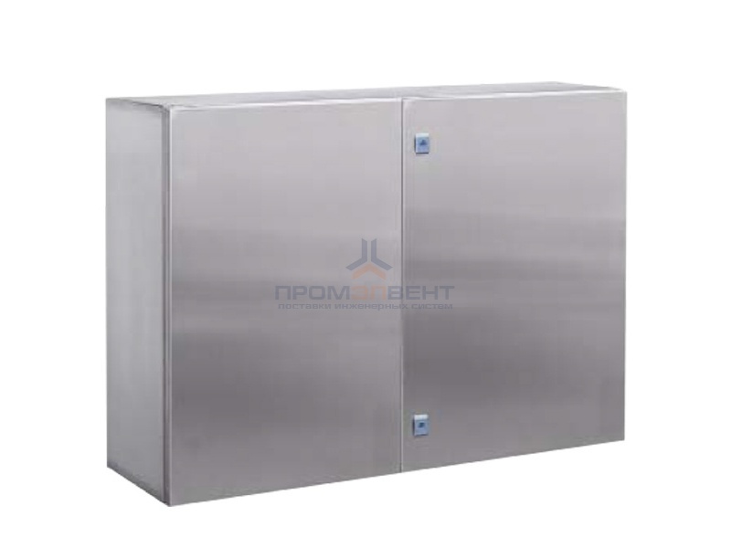 Навесной шкаф CE из нержавеющей стали (AISI 316), двухдверный, 1000 x 1000 x 300мм, без фланца