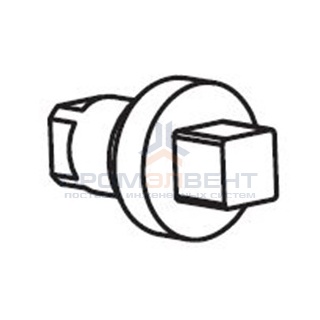 Металлический ключ квадратного профиля 8мм