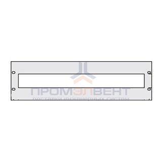 Панель 19”, для установки модулей, 1 x 24 модуля, 3U