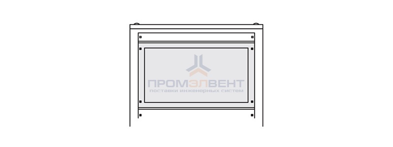 Секционная панель, углублённая, В600мм, Ш800мм