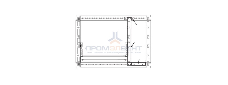 Комплект кабельного отсека, для шкафов CQE 1800 x 800мм