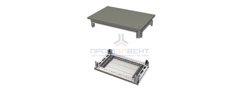 Комплект, крыша и основание, для шкафов CQE, 1600 x 500мм