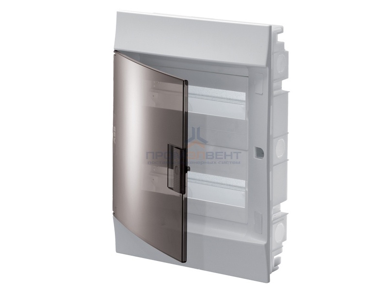 Бокс в нишу ABB Mistral41 24М прозрачная дверь c клеммным блоком