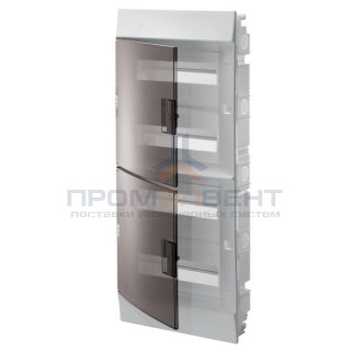 Бокс в нишу ABB Mistral41 48М прозрачная дверь c клеммным блоком