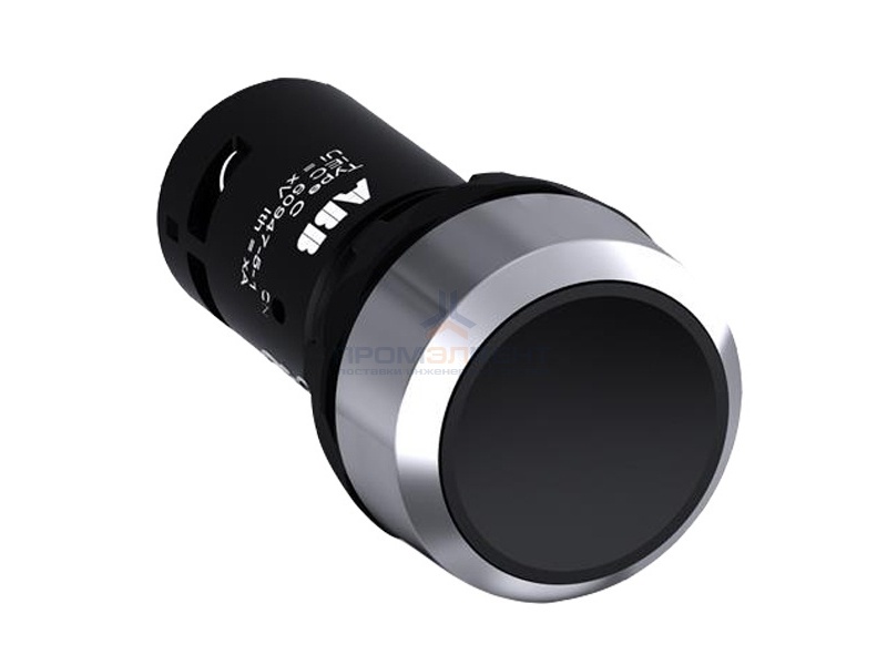 Кнопка ABB CP1-30B-01 черная без фиксации 1HЗ