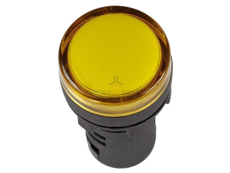 Лампа AD22DS(LED)матрица d22мм желтый 24В AC/DC  ИЭК