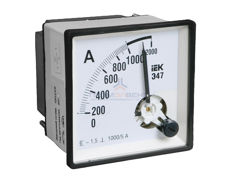 Амперметр Э47 2000/5А кл. точн. 1,5 72х72мм