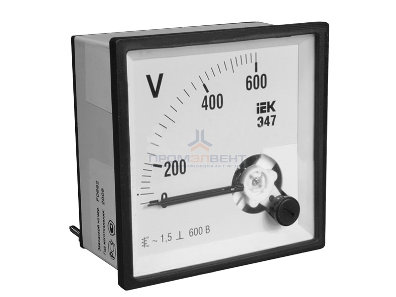 Вольтметр Э47 600В кл. точн. 1,5 96х96мм