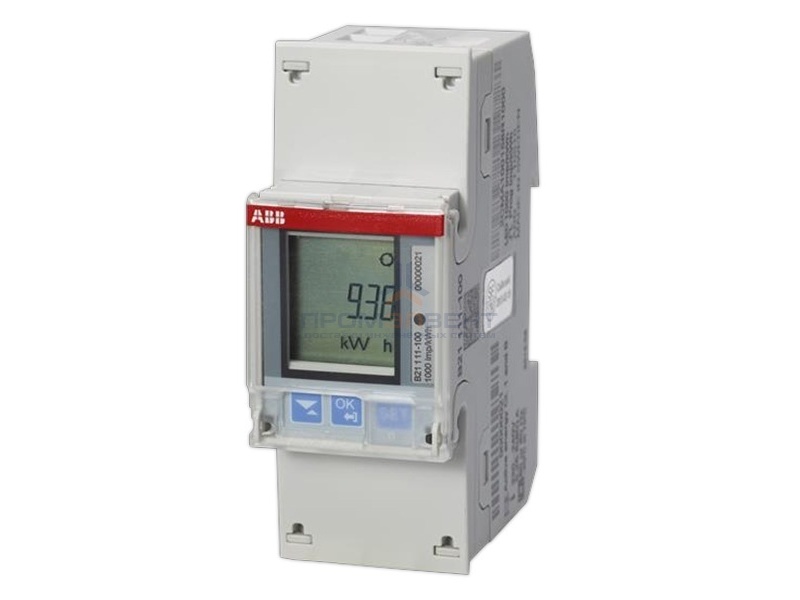 Электросчетчик ABB B21 111-200  5-65А 1-фазный, 1-тарифный, класс точности 1